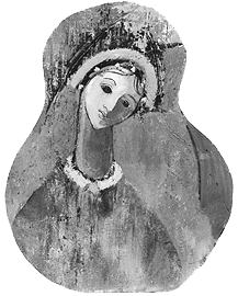 Image of The Blue Madonna.