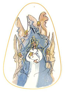 Ornament-And There Were Angels