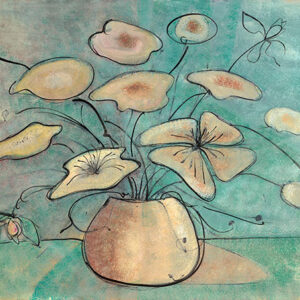 Flowers on Gold Giclée - Artist Proof