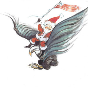 Kringle's Air Noel Giclée