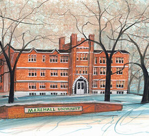 Marshall University, Old Main Giclee