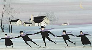 Moonlight Skaters - Artist Proof