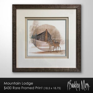 Mountain Lodge Framed  **Special Order only: call (540) 949-6473**
