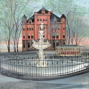 Our Town Fountain - Artist Proof