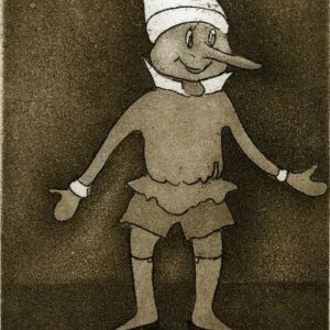 Pinocchio Etching