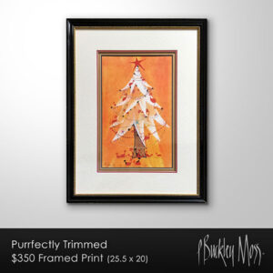 Purrfectly Trimmed Framed**Special Order only: call (540) 949-6473**