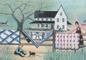 Spring Quilt Show - Cardboard Jigsaw Puzzle **Sold Out**