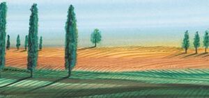 Tuscan Landscape - Artist Proof