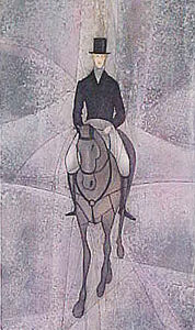 Equestrian Etching