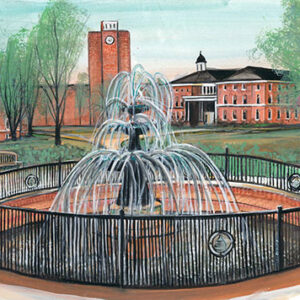 Fountain, The, Radford University Giclée