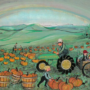 Fun in the Pumpkin Patch Giclée