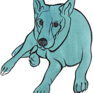 Le Chien Bleu Giclée