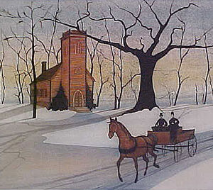 Little Brown Church Etching **Sold Out**