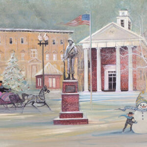 Old Town Winchester Sleigh Ride Giclée