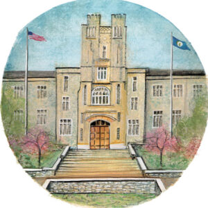 Our Burruss Hall Giclée