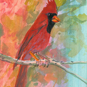 Scarlet Visitor Giclée - Artist Proof