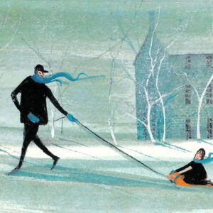 Snow Day with Dad Giclée - Artist Proof