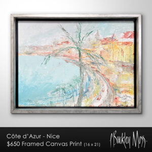 Cote D'Azur-Nice Framed **Special Order only: call (540) 949-6473**