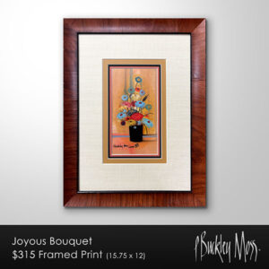 Joyous Bouquet Framed **Special Order only: call (540) 949-6473**