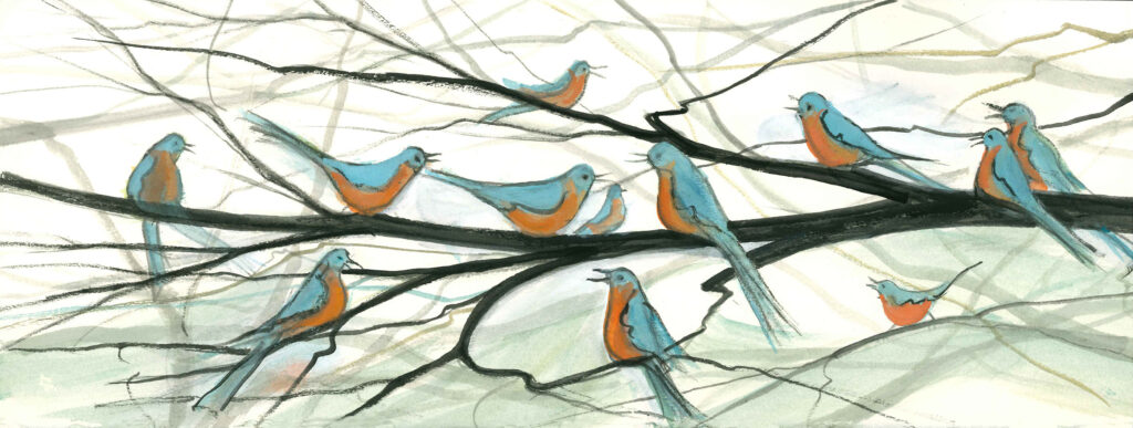 DP-Band of Blue Giclée